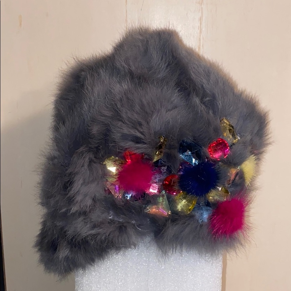 MINNIE ROSE fur hat